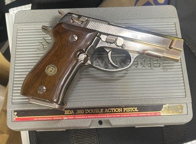 Browning BDA (nickel, box, mags)