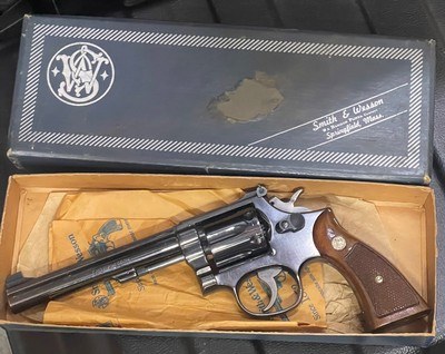 Smith and Wesson 14-4 (blue, target)