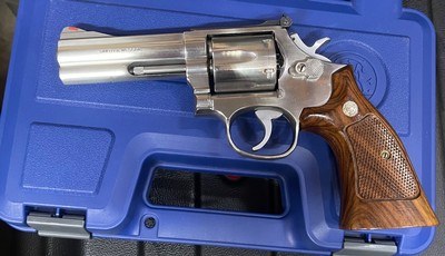 Smith and Wesson 686 (4 in, targets)