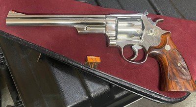 Smith and Wesson 29-3 (nickel, 8 3/8ths) - Image 1 of 6