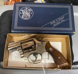 Smith and Wesson 15-4 (2 in, nickel, orig box) - 1 of 8