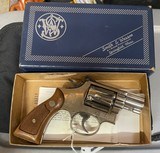 Smith and Wesson 15-4 (2 in, nickel, orig box) - 2 of 8
