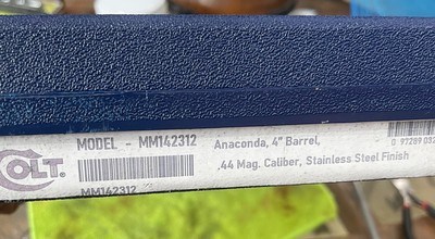 Colt anaconda (4 in, 44 mag, box) - Image 6 of 6