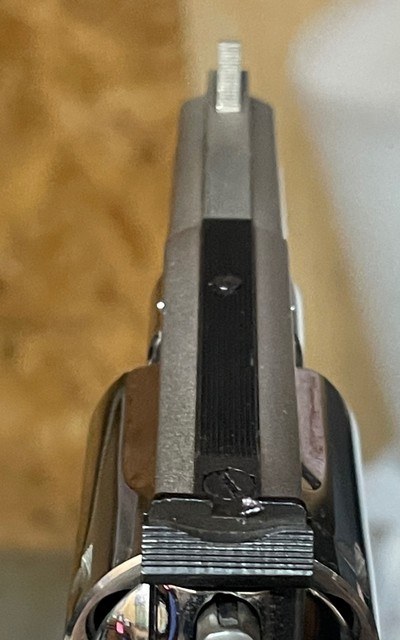 Smith and Wesson 19-3 (2 1/2 in, nickel) - Image 3 of 7
