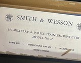 Smith and Wesson 65-2 (4 in, orig box) - 8 of 8