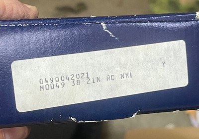 Smith and Wesson 49 (nickel, orig box) - Image 9 of 10