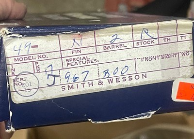 Smith and Wesson 49 (nickel, orig box) - Image 8 of 10