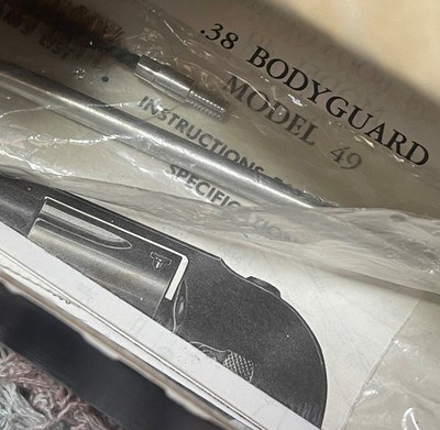Smith and Wesson 49 (nickel, orig box) - Image 10 of 10