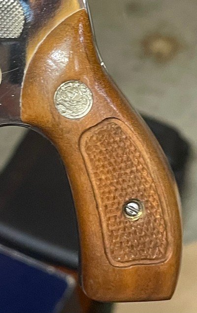 Smith and Wesson 49 (nickel, orig box) - Image 6 of 10