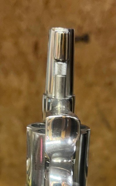 Smith and Wesson 36 (snub, nickel) - Image 3 of 6