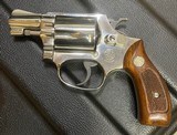 Smith and Wesson 36 (snub, nickel) - Image 1 of 6
