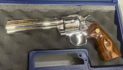 Colt Python (6 in, bright stainless, letter) - Image 1 of 6