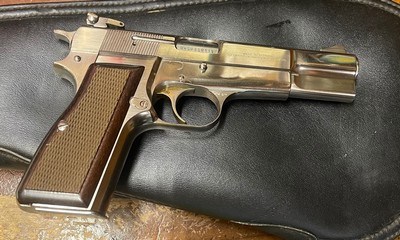 Browning High Power (9mm, nickel) - Image 2 of 8