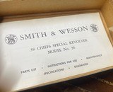 Smith and Wesson 36 (1 7/8ths, blue, box) - Image 8 of 8