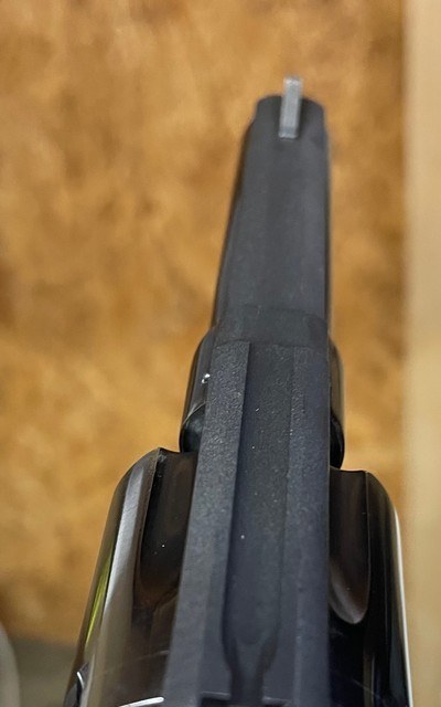 Smith and Wesson 58 (4 in, blue, s prefix) - Image 4 of 7