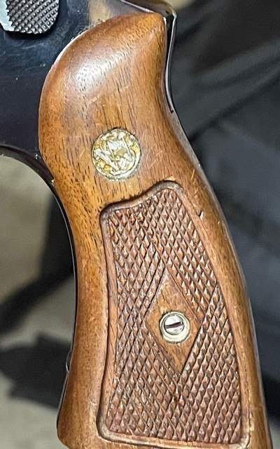 Smith and Wesson 58 (4 in, blue, s prefix) - Image 6 of 7