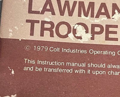 Colt Trooper Mark III (4 in, blue) - Image 7 of 7