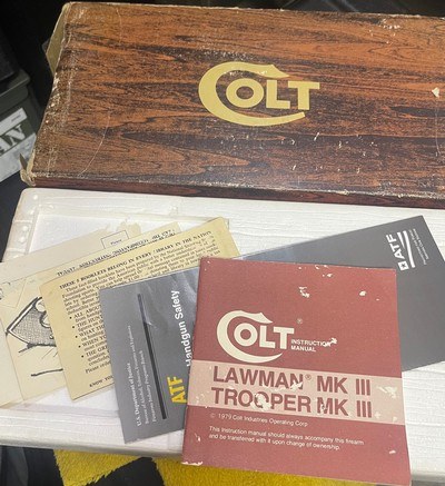 Colt Trooper Mark III (4 in, blue) - Image 6 of 7