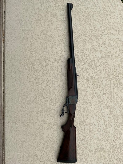 .600 NE falling block rifle made by Clayton Nelson - Image 3 of 13