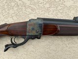 .600 NE falling block rifle made by Clayton Nelson - Image 6 of 13