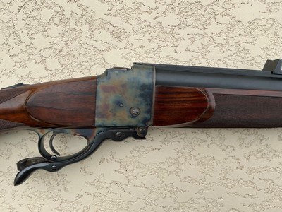 .600 NE falling block rifle made by Clayton Nelson - Image 6 of 13