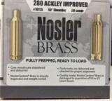 Nosler 280 Ackley Improved Fully Prepped Ready To Load Brass Cases - 1 of 3