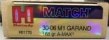 Hornady Match 30-06 M1 Garand 168gr A-Max - 1 of 4