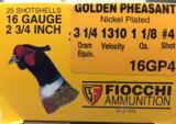 Fiocchi Golden Pheasant 16 Gauge 2 3/4 - 1 of 3