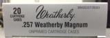 Weatherby Factory New 257 Weatherby Magnum Brass Cases - 1 of 4