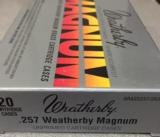 Weatherby Factory New 257 Weatherby Magnum Brass Cases - 2 of 4