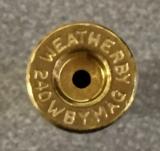 Weatherby Factory New 240 Weatherby Magnum Brass Cases - 3 of 4