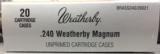 Weatherby Factory New 240 Weatherby Magnum Brass Cases - 1 of 4