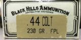 Black Hills 44 Colt 230gr FPL - 1 of 3