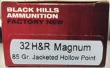 Black Hills 32 H&R Magnum 85gr HP Factory New - 1 of 3