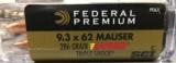 Federal Premium Safari 9.3x62 Mauser 286gr Barnes Triple Shock - 1 of 4