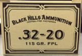 Black Hills 32-20 115gr FPL
- 1 of 3