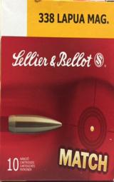 Sellier & Bellot 338 Lapua Mag 300gr Match BTHP - 1 of 4