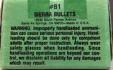 Sierra 6mm (.243)dia 80gr Spitzer Single Shot Pistol Bullets - 4 of 4