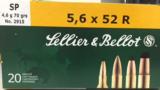 Sellier & Bellot 5.6 X 52R 70gr SP - 3 of 3