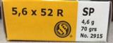 Sellier & Bellot 5.6 X 52R 70gr SP - 1 of 3