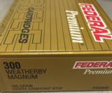 Federal Premium 300 Weatherby Magnum 180gr Sierra Gameking BTSP - 3 of 3