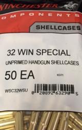 Winchester 32 Win Special Factory New Unprimed Brass Shellcases - 3 of 3