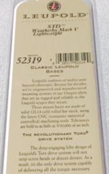 Leupold Standard Scope Bases Weatherby Mark V Leightweight - 2 of 3