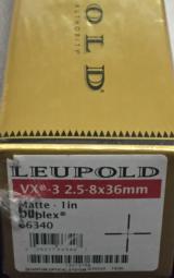 Leupold VX-3 2.5-8x36mm Matte Black 1
