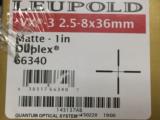Leupold VX-3 2.5-8x36mm Matte Black 1