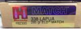 Hornady 338 Lapua 285 gr ELD Match Ammunition - 1 of 3