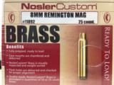 Nosler Custom 8mm Remington Magnum Unprimed Brass Cases - 1 of 3