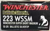 Winchester Supreme 223 WSSM 55gr Ballistic Silvertip SBST223SS - 1 of 3