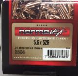 Norma USA 5.6X52R Precision Cartridge Cases QTY 25 - 1 of 4