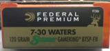 Federal Premium Vital Shok 7-30 Waters 120gr Sierra Gameking BTSP-FN
- 1 of 3